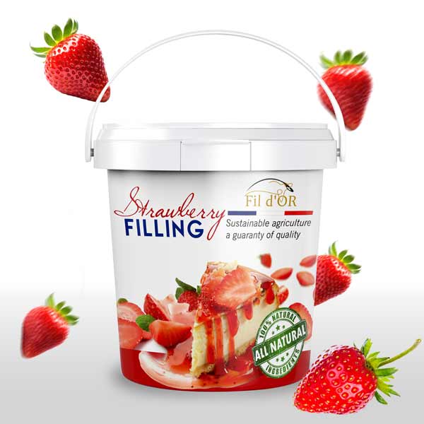 Strawberry Filling 6KG Fil d’OR