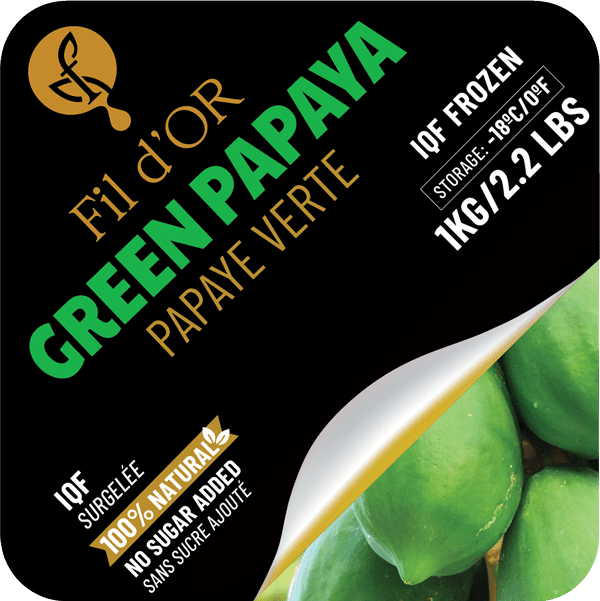 Green Papaya IQF